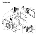 Sony DSC-HX10V/W rear section diagram