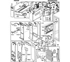 Samsung RS2556SH/XAA-00 freezer diagram