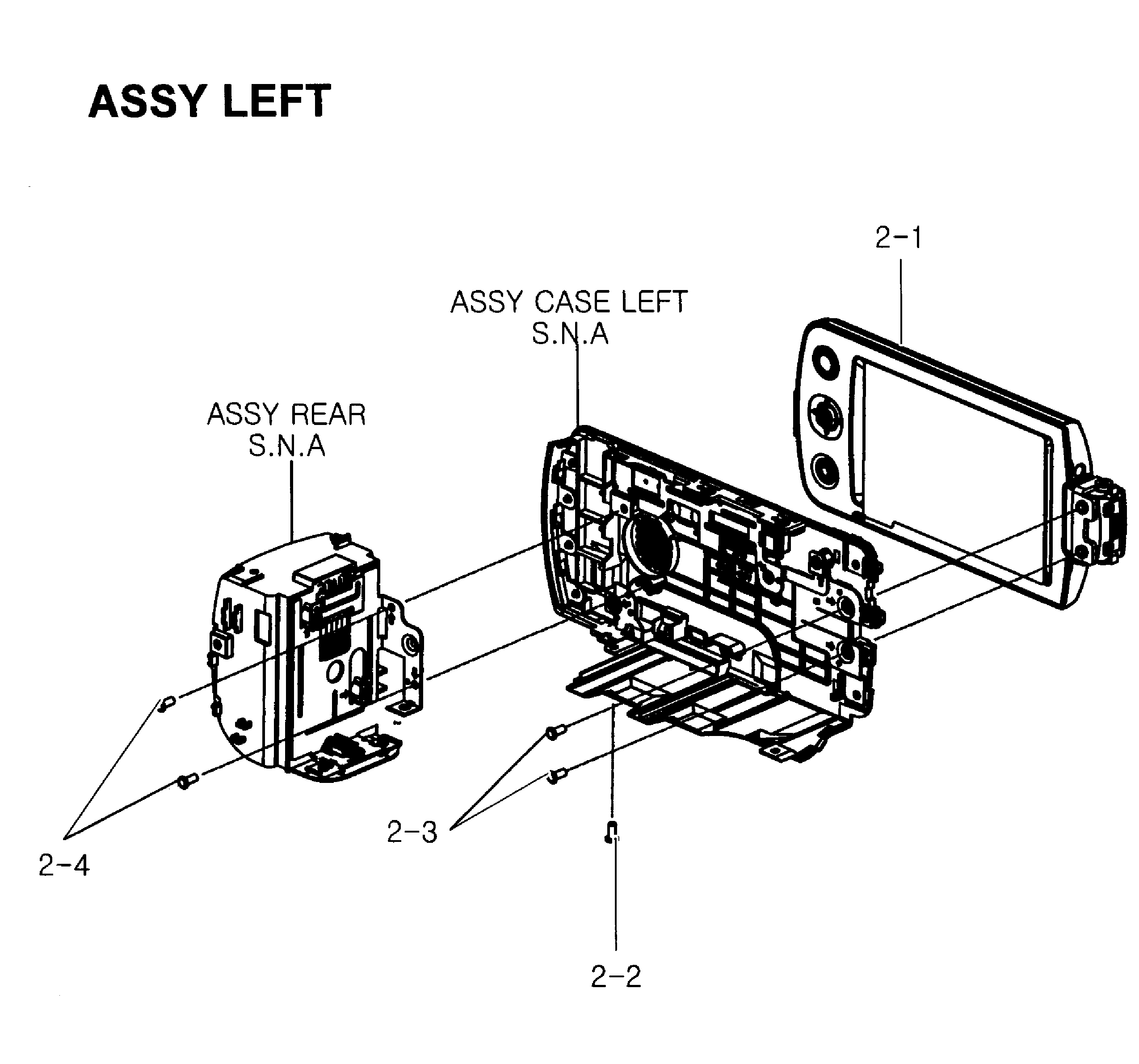Left assy