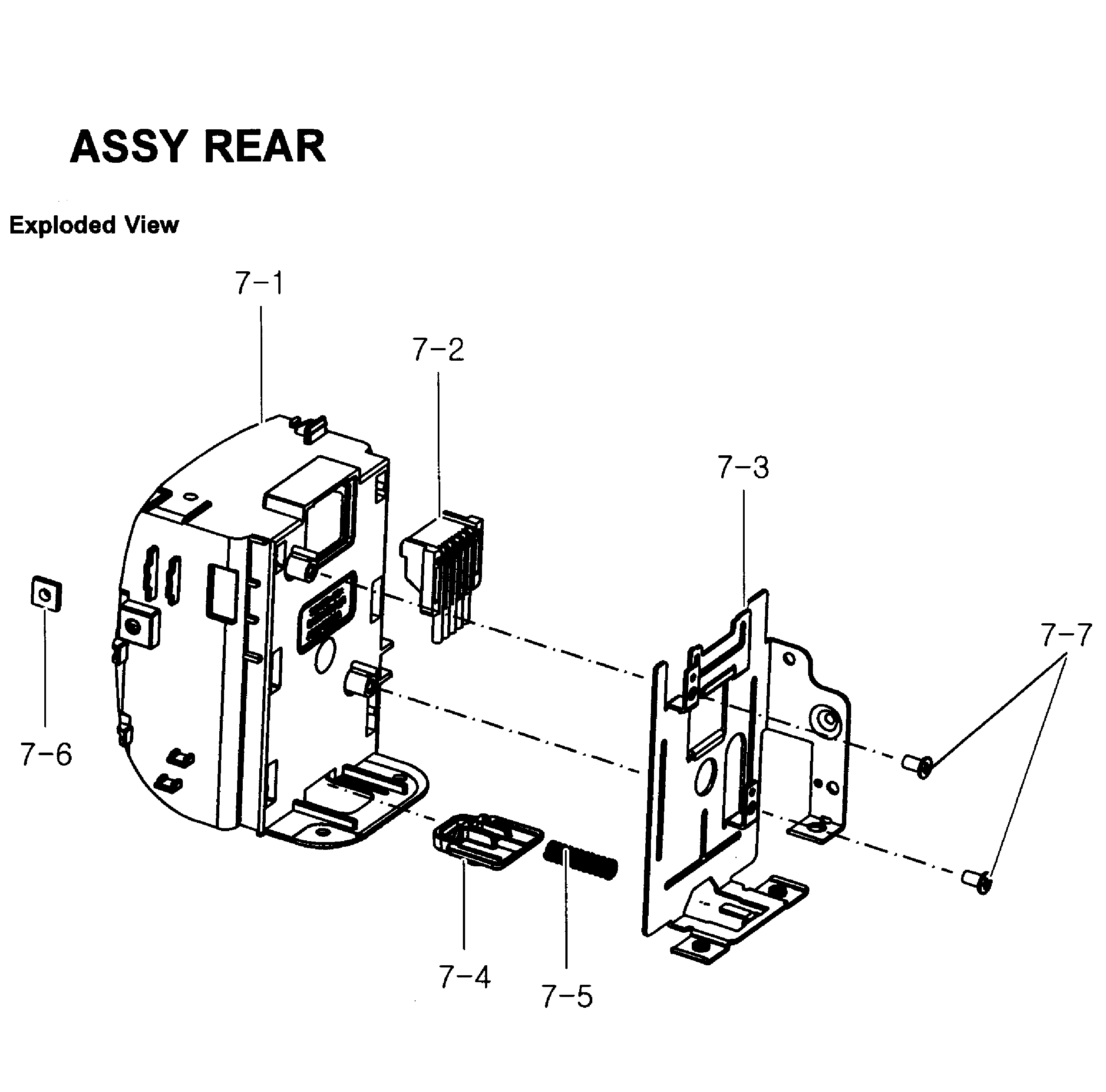 Rear assy