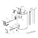US Craftmaster ES2J50HD045V water heater diagram