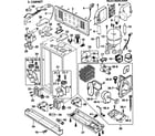Samsung RS2578SH/XAA-00 cabinet assy diagram