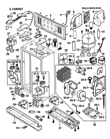 Cabinet assy