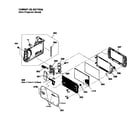 Sony HDR-CX190/L right/lcd assy diagram