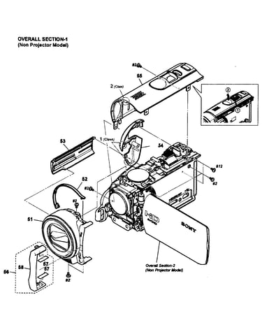 Front/top assy