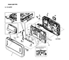 Sony DSC-TX20/P front assy diagram