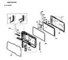 Sony DSC-TX20/P rear assy diagram