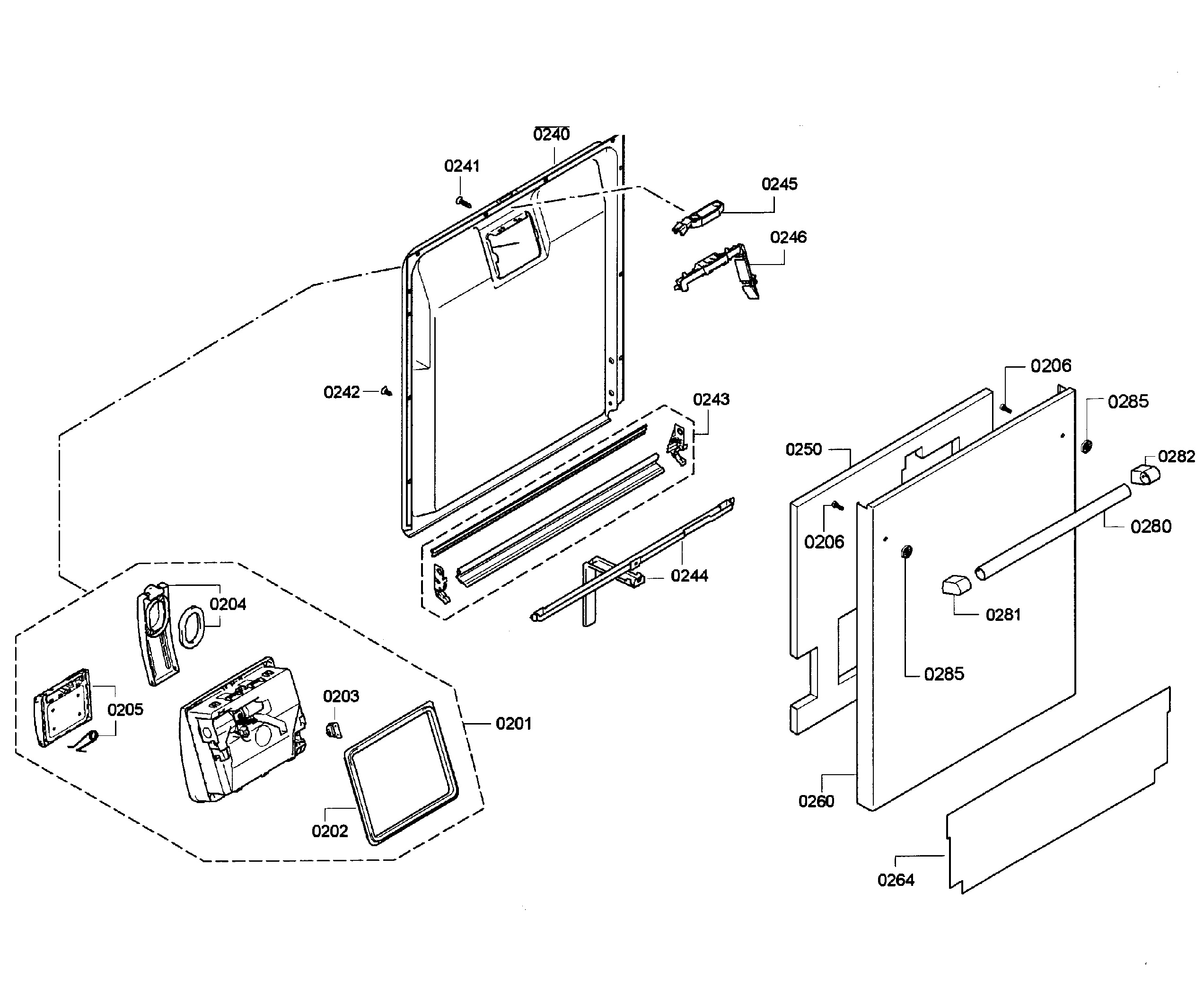 Door assy
