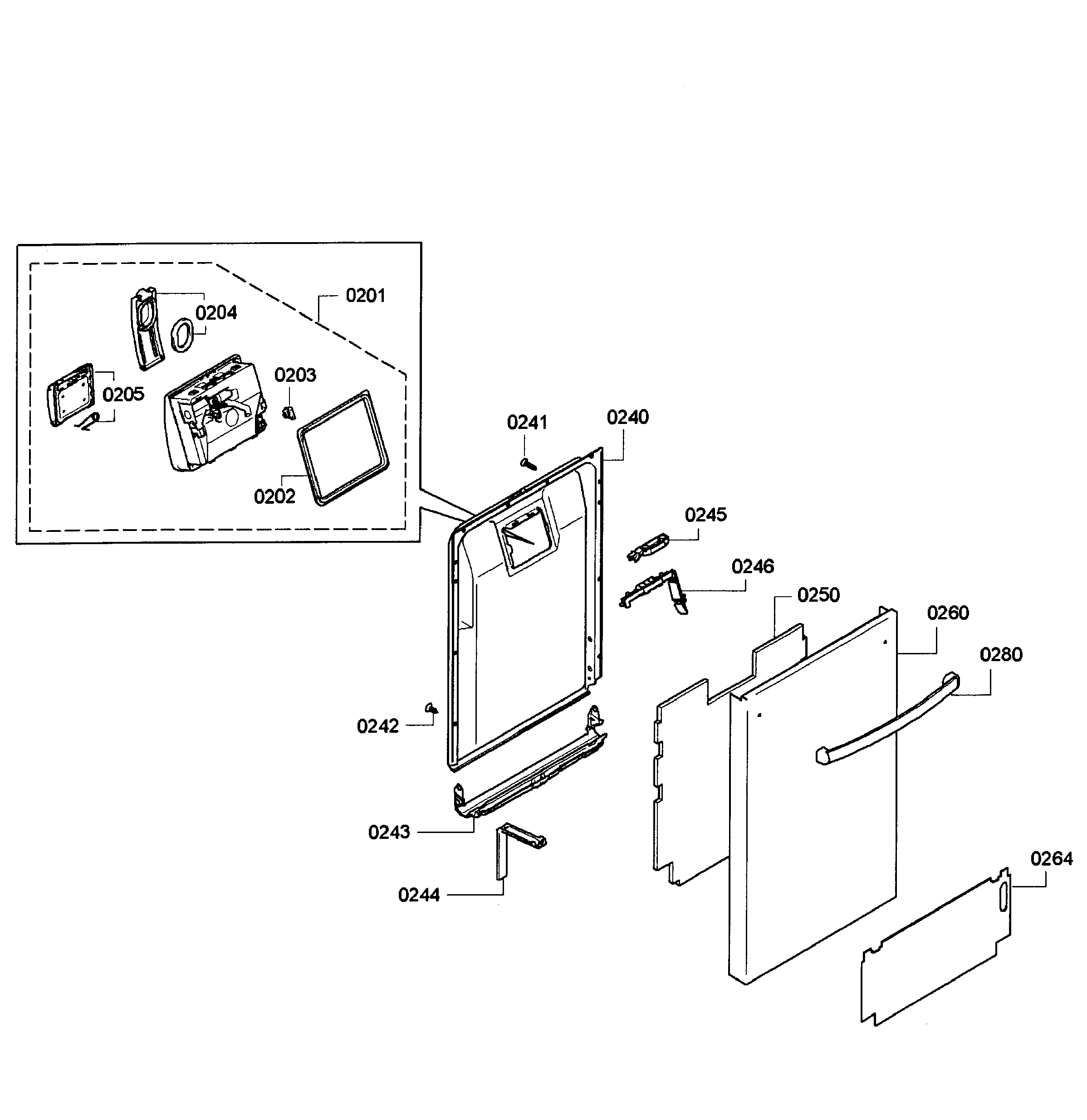 Door assy