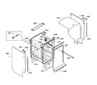 Bosch SPV5ES53UC/04 cabinet diagram