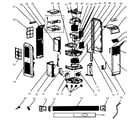 Soleus Air SG-PAC-08E4 cabinet parts diagram