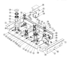 Dacor EG486SCHNG main assy diagram