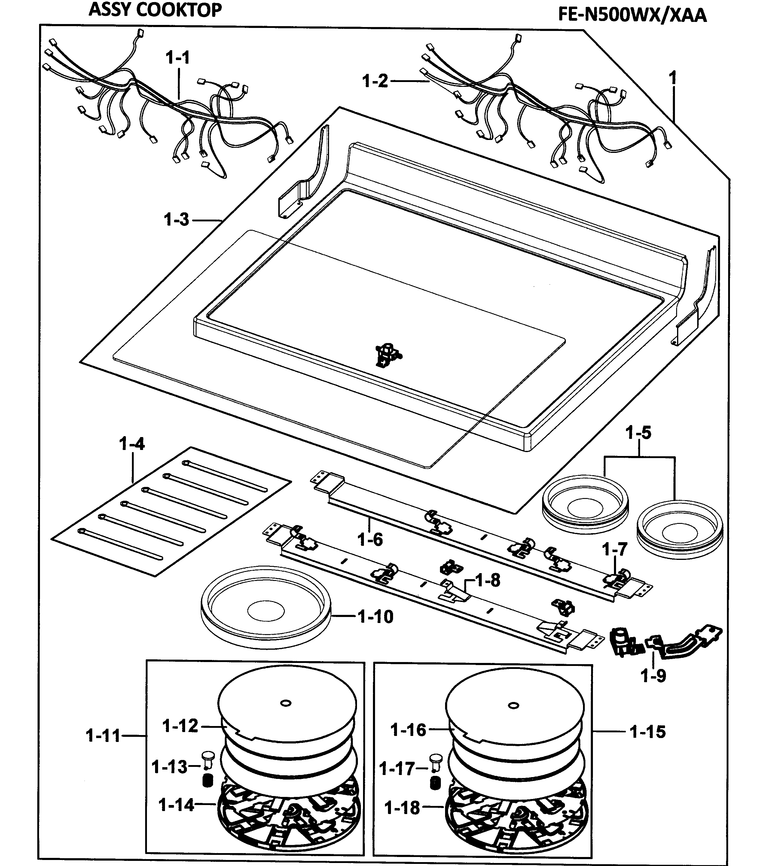 COOKTOP ASSY