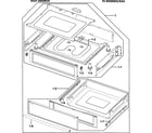 Samsung FE-N500WX/XAA-00 drawer assy diagram