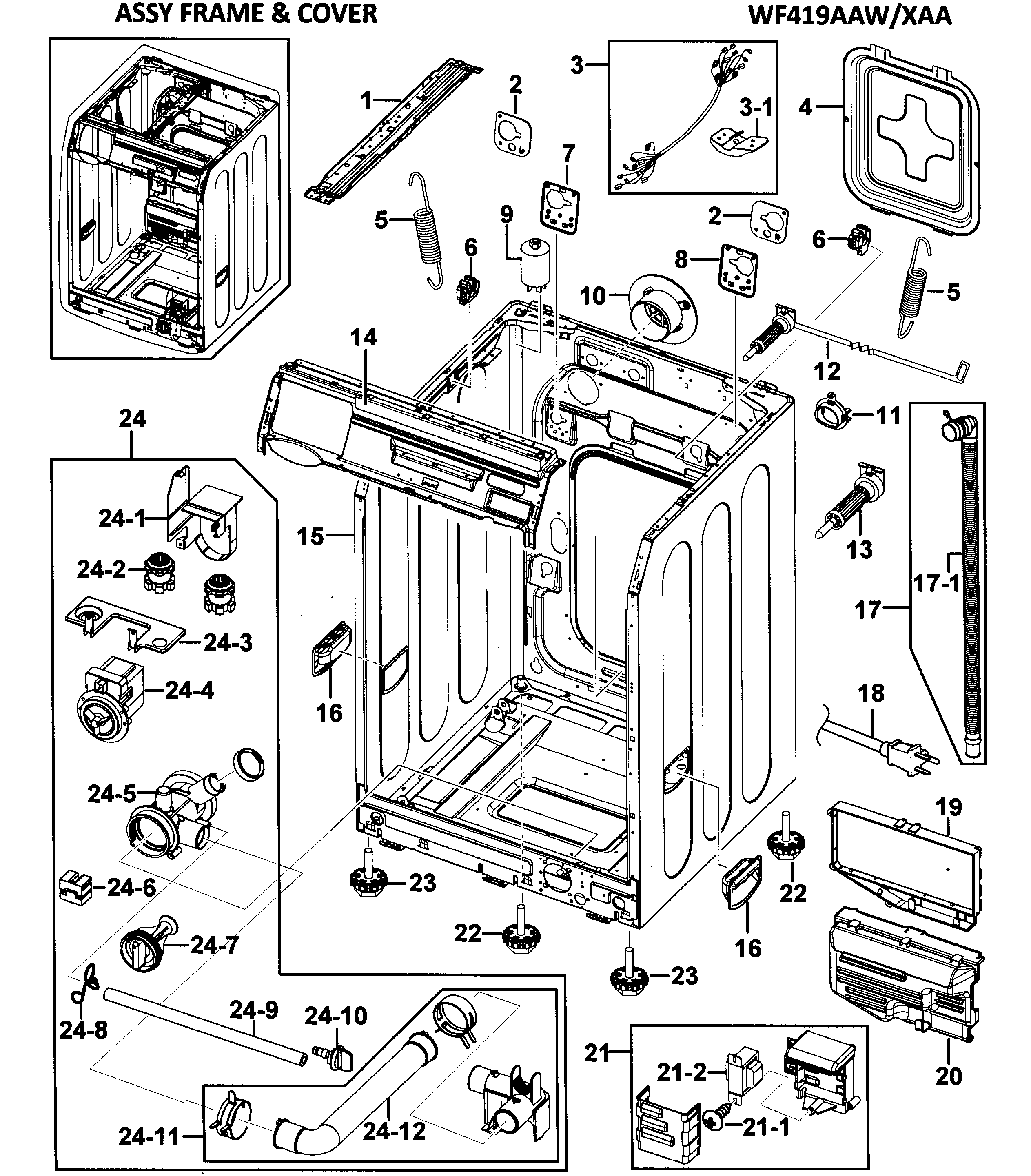Frame assy