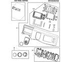 Samsung WF419AAW/XAA-00 control assy diagram