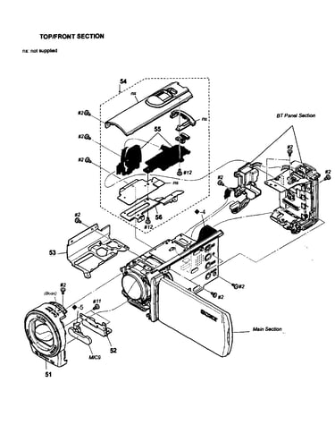 Front/top assy