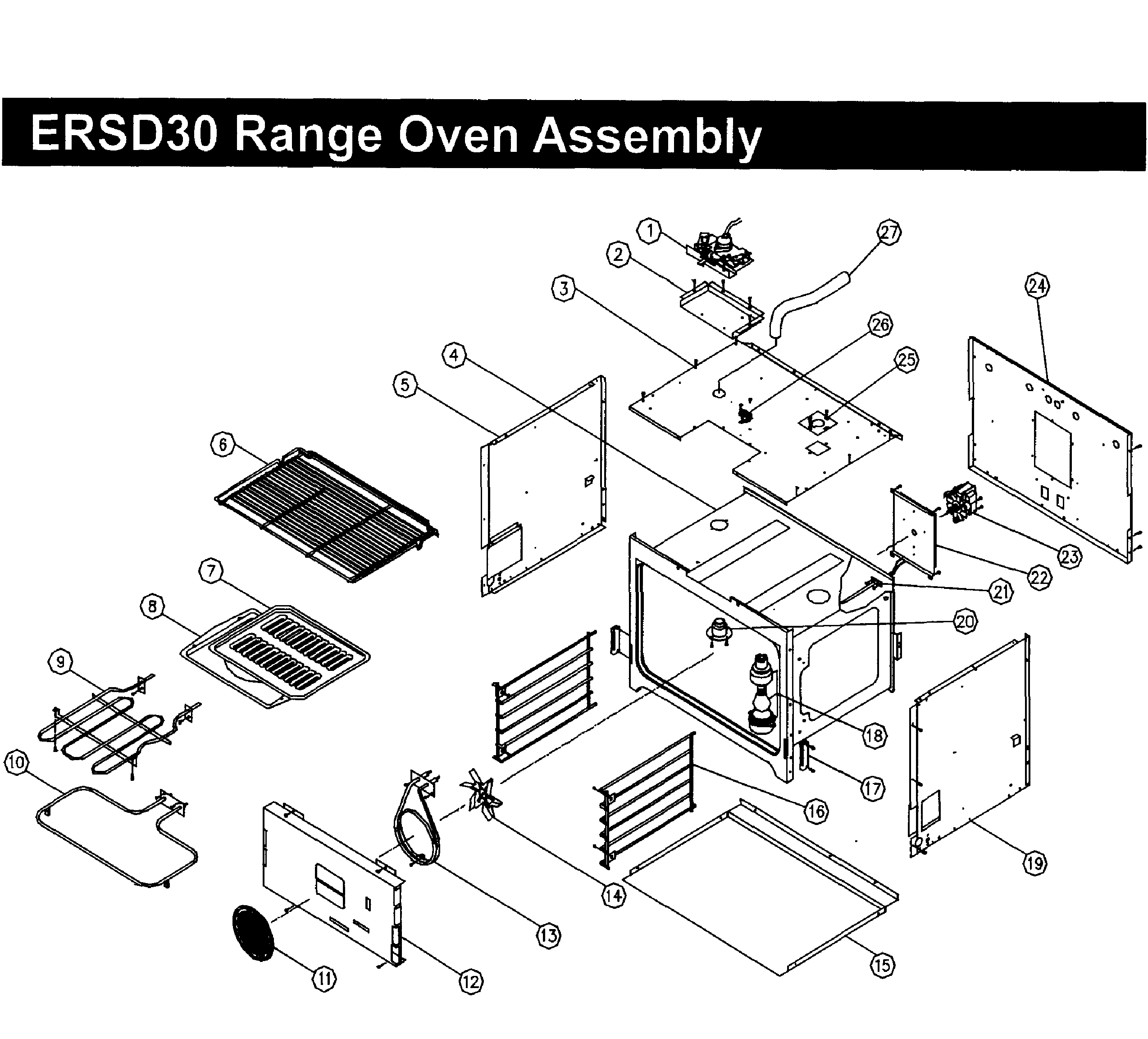 Range oven