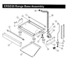 Dacor ERSD30NG base assy diagram