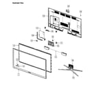 Samsung PN51E8000GFXZA-TS02 cabinet parts diagram