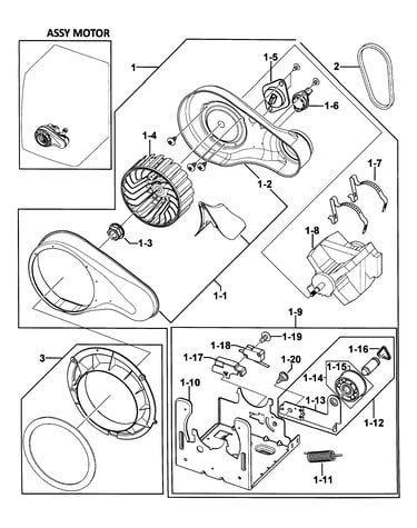 Motor assy
