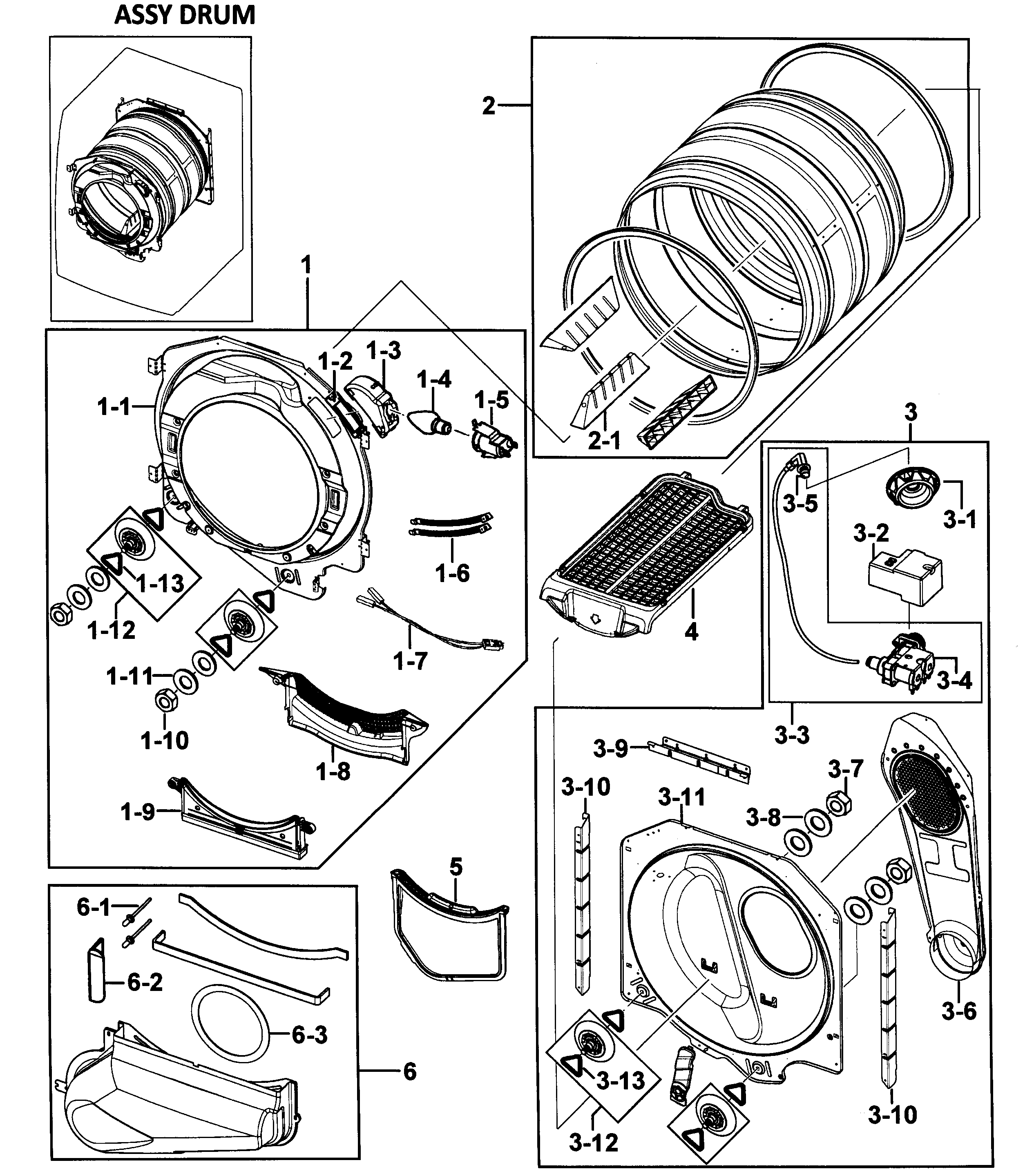 Drum assy