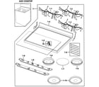 Samsung FTQ352IWUB/XAA-00 cooktop assy diagram