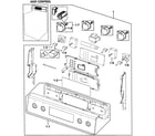 Samsung FTQ352IWUB/XAA-00 control panel diagram