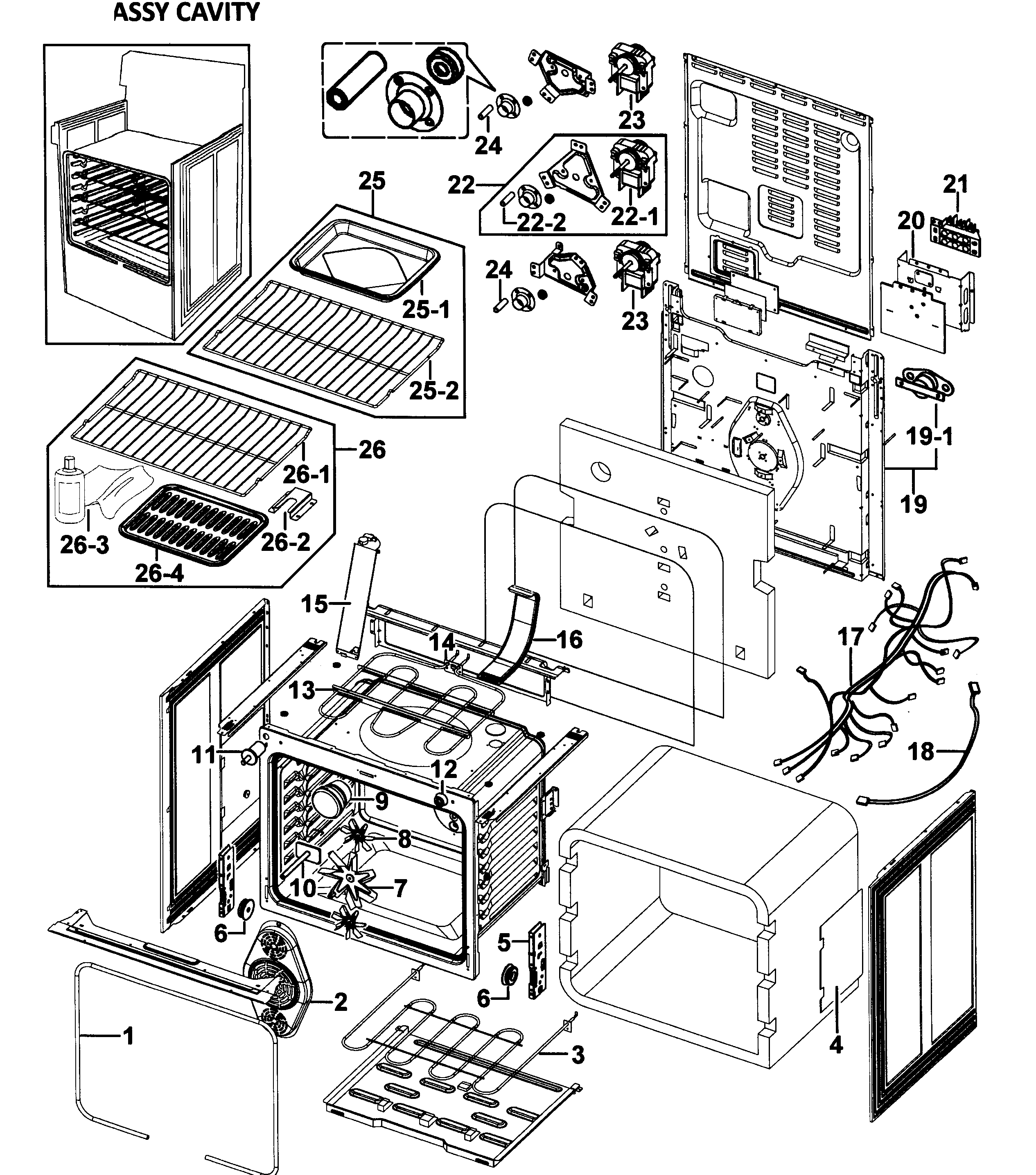 Cavity assy