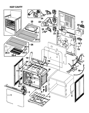 Cavity assy