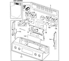 Samsung FTQ353IWUB/XAA-00 control panel diagram