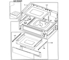 Samsung FTQ353IWUB/XAA-00 drawer assy diagram