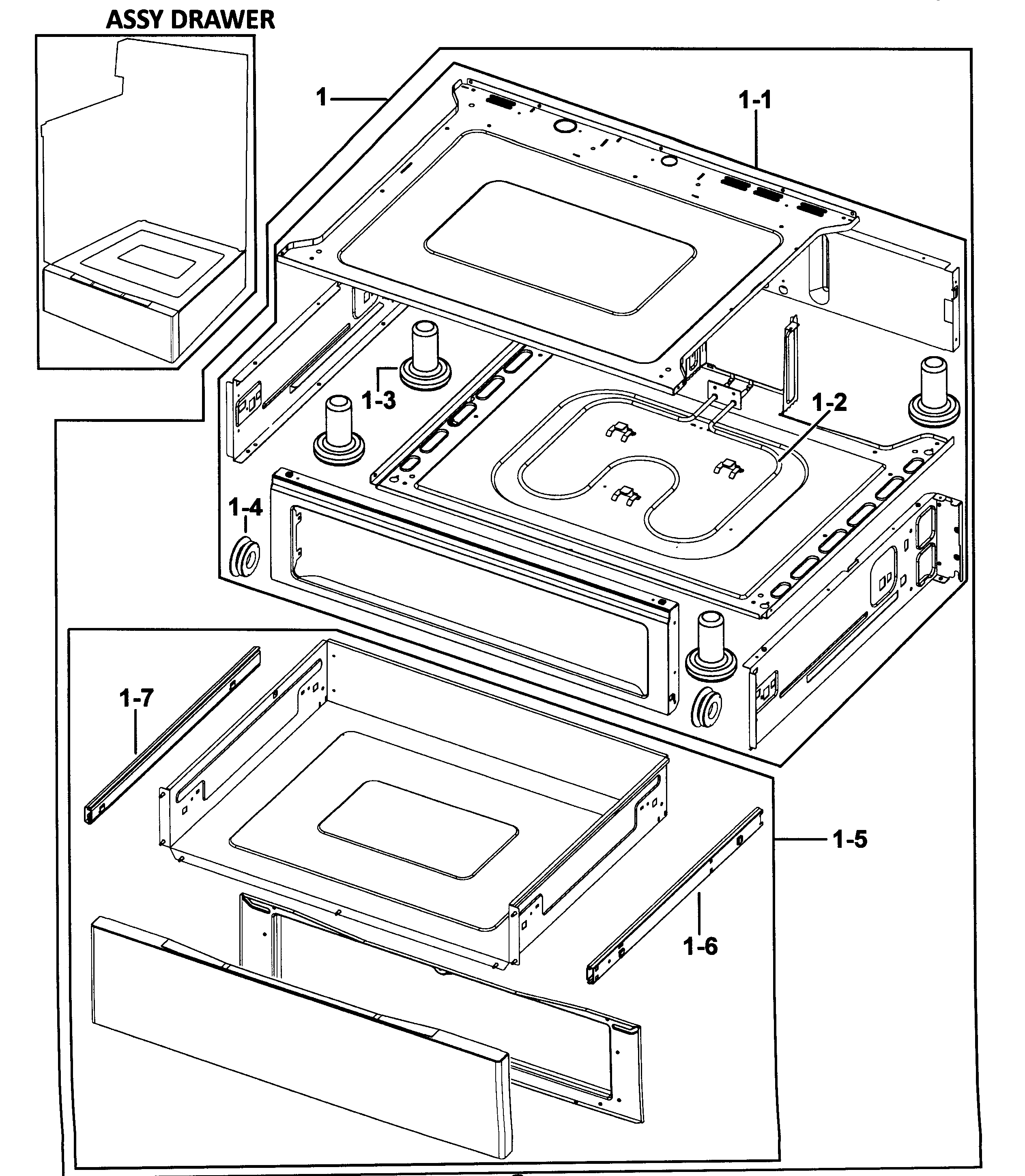 Drawer assy