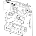 Samsung FTQ353IWUX/XAA-00 control panel diagram