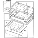 Samsung FTQ353IWUX/XAA-00 drawer assy diagram