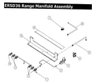 Dacor ERSD36LPH manifold assy diagram