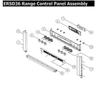 Dacor ERSD36NG control panel diagram