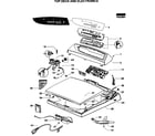 Fisher & Paykel WA37T26EW2-96146A top deck assy diagram
