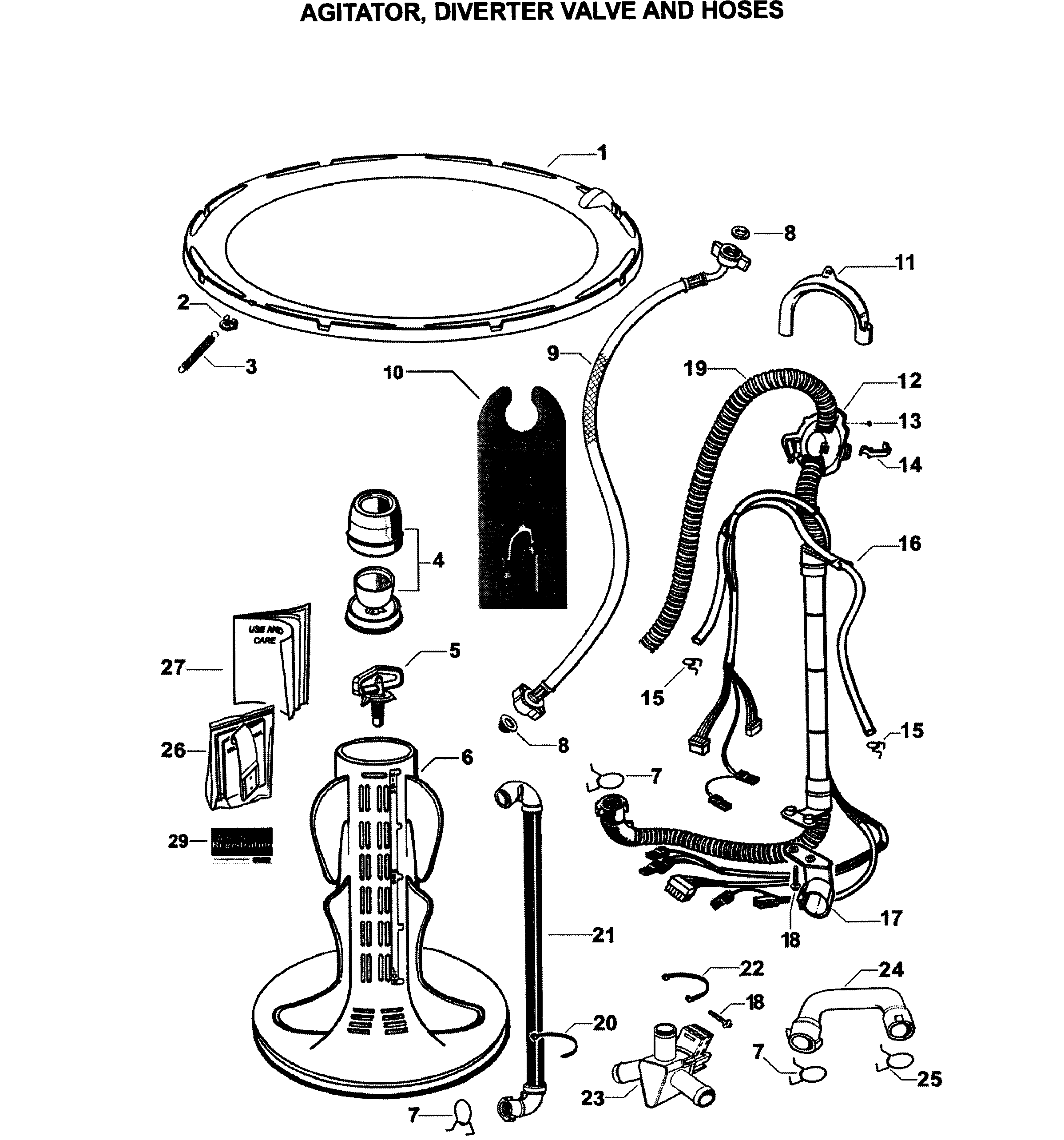 Agitator assy