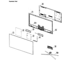 Samsung UN46ES7100FXZA-TS01 cabinet parts diagram