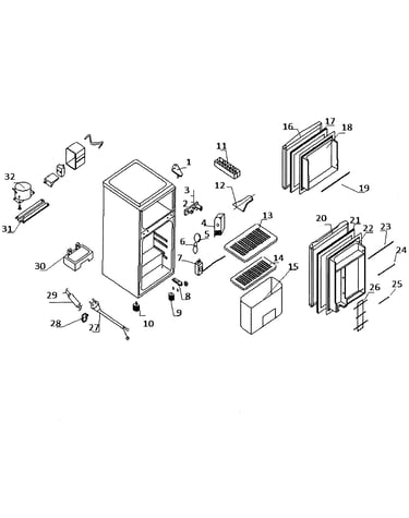 Cabinet parts
