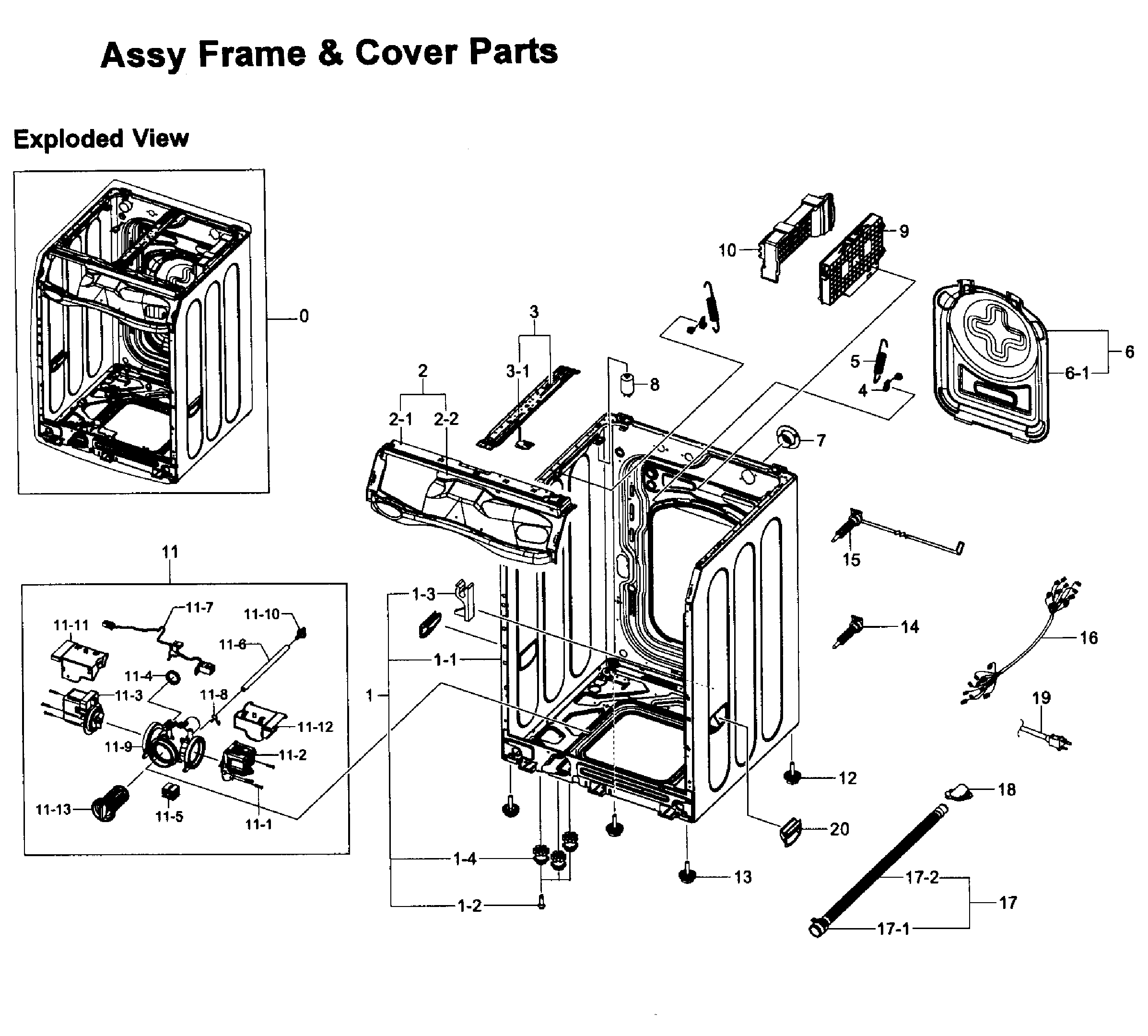 Frame assy