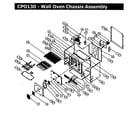 Dacor CPO130 chassis assy diagram