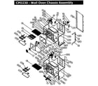 Dacor CPO230 chassis assy diagram