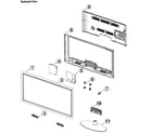 Samsung UN50EH5300FXZA-CH01 cabinet parts diagram