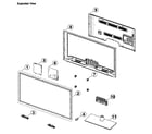 Samsung UN50EH6000FXZA-CH01 cabinet parts diagram
