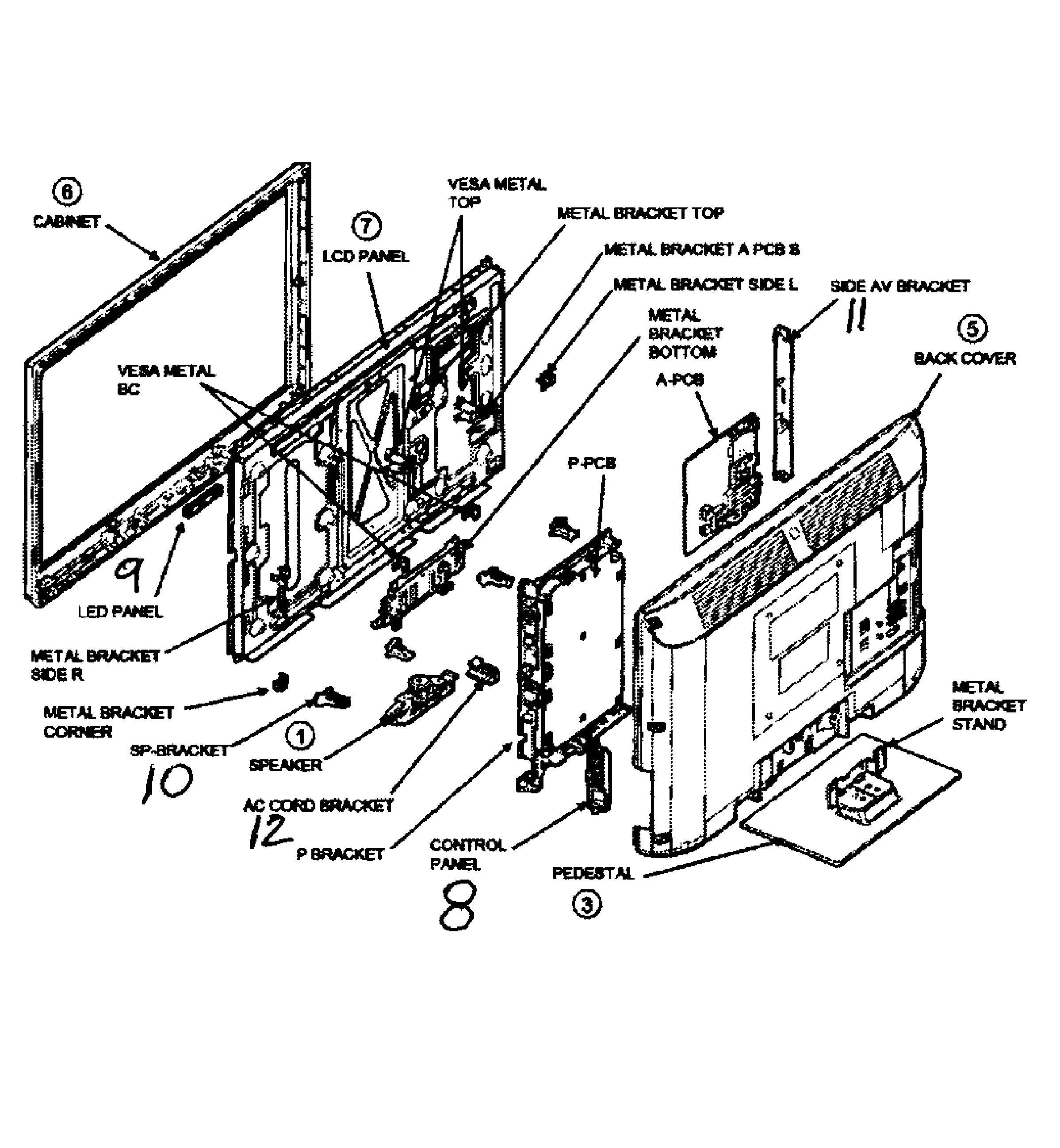 Cabinet parts