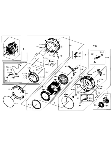Tub/drum assy