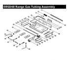 Dacor ERSD48LP gas tubing diagram