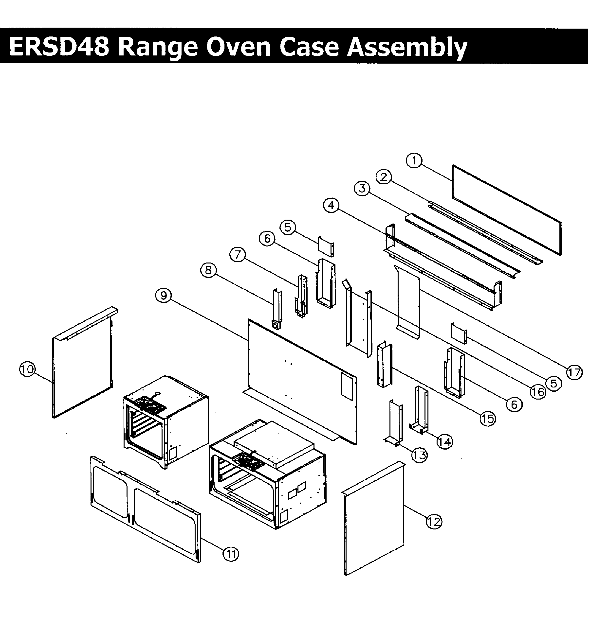 Oven case